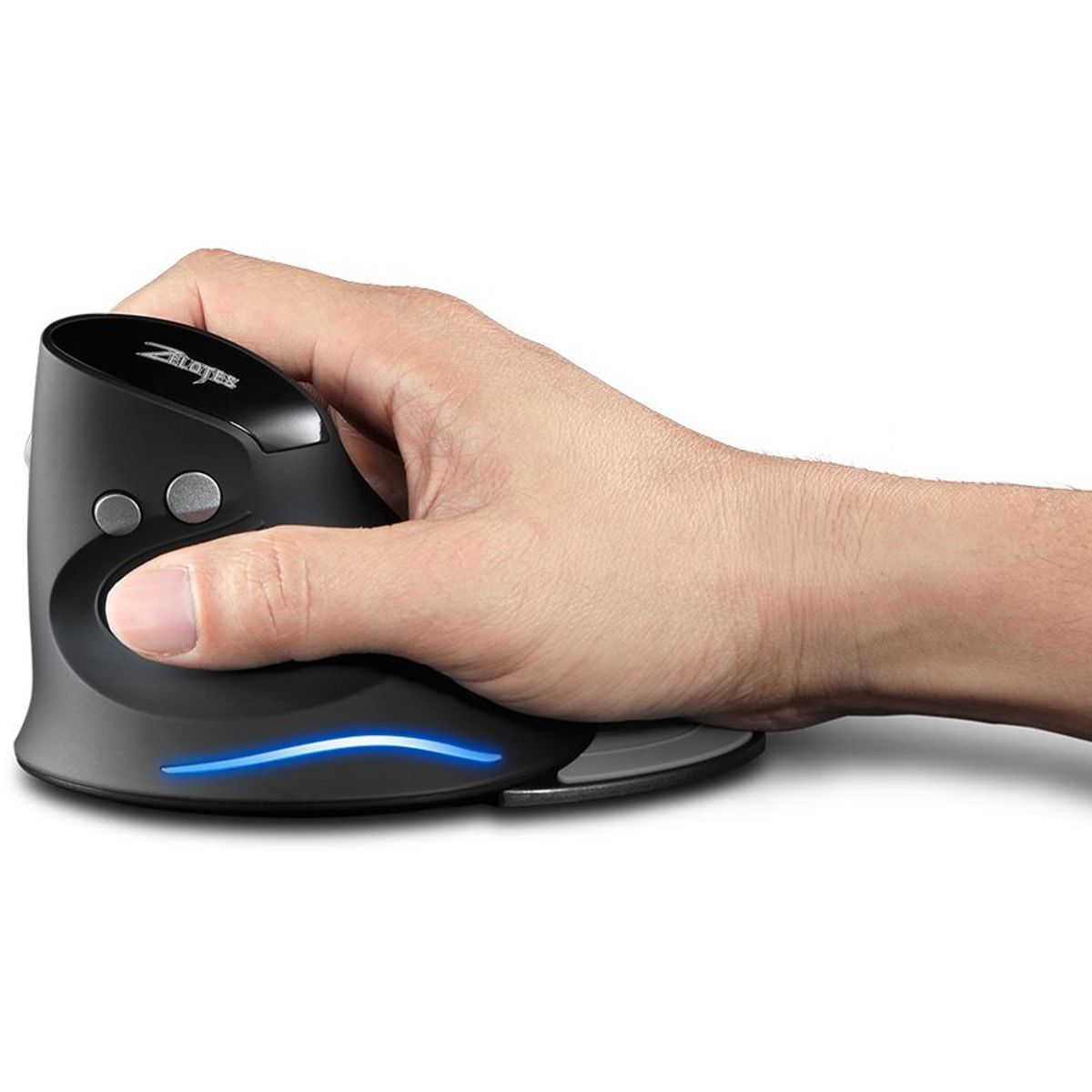 ZELOTES - Mouse Vertical Gaming Inalambrico Ergonomico Gamer Optico Zelotes F17