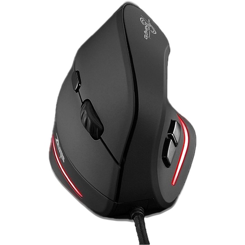 ZELOTES - Mouse Gaming Programable Vertical Ergonomico Gamer Zelotes T20