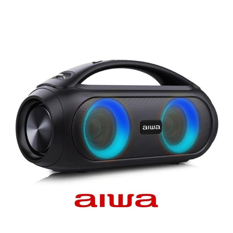 AIWA - Parlante Portatil Bluetooth TWS Recargable FM USB AUX Aiwa AWS500BT