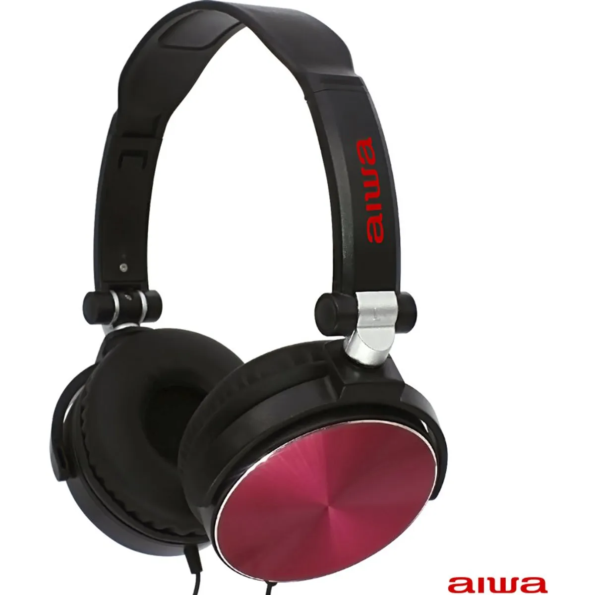 AIWA - Audifonos Diadema Manos Libres Estereo Aiwa AW-X107R Rojo