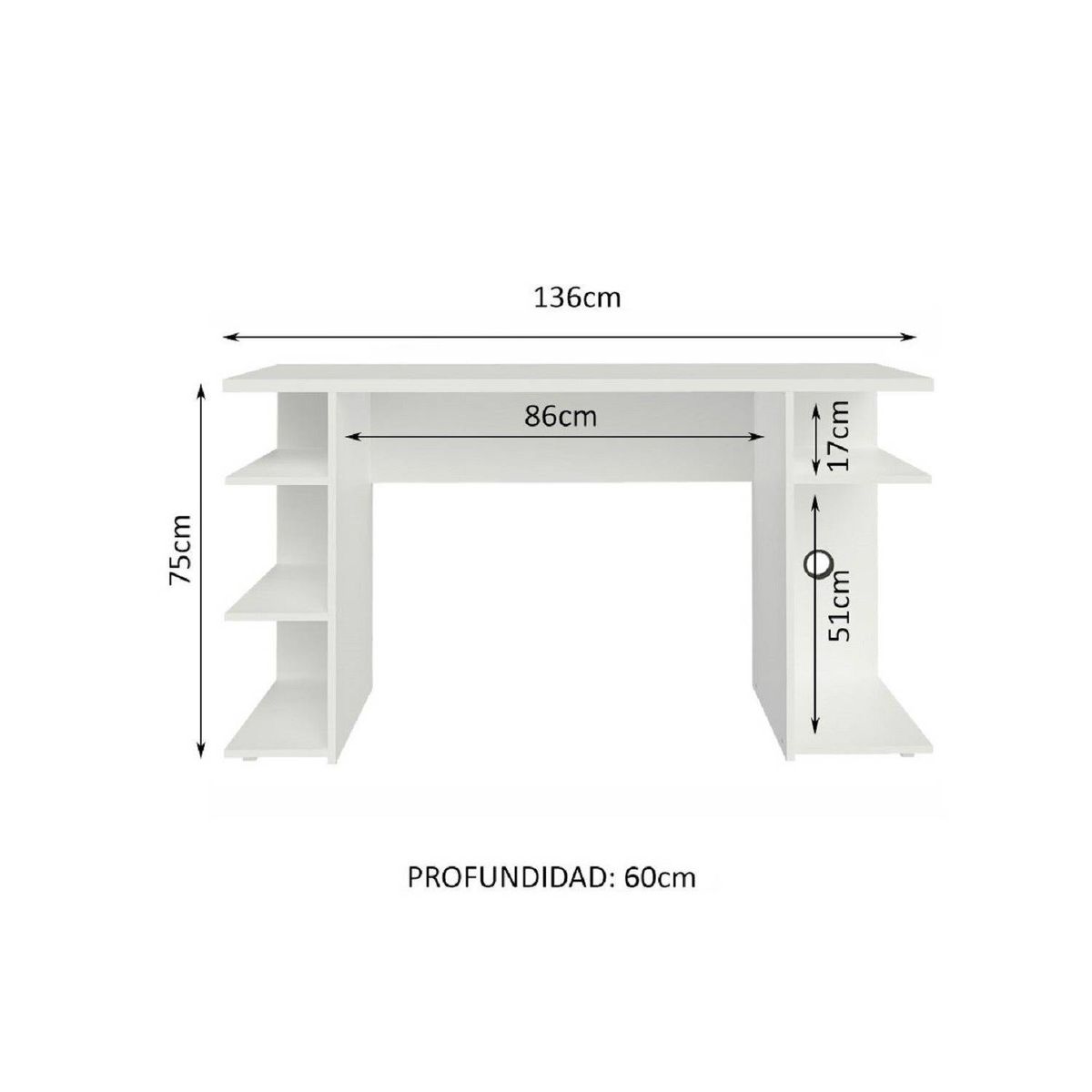 MADESA - Escritorio Gamer Moderno para PC y Consola