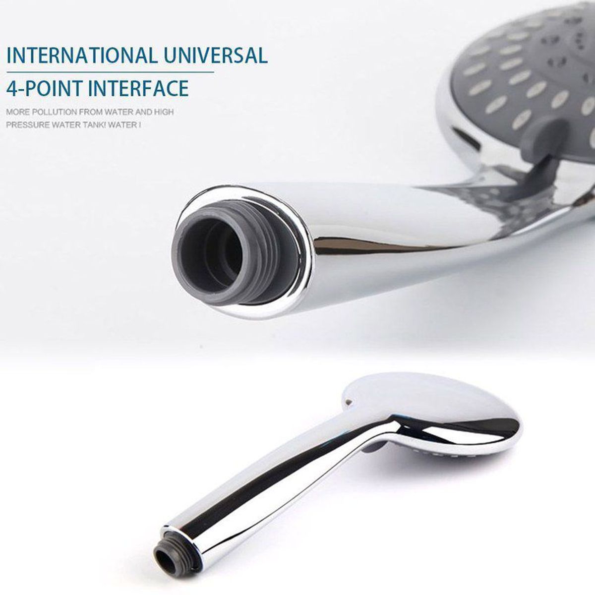 GENERICO - Regadera ducha teléfono cambio de chorro abs cromada tames