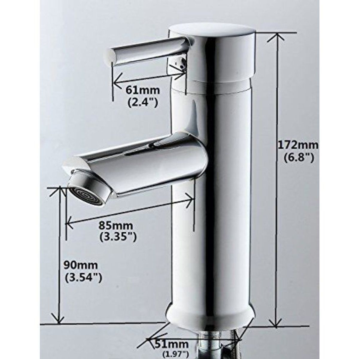 GENERICO - Grifería lavamanos baja tames mórela mezclador