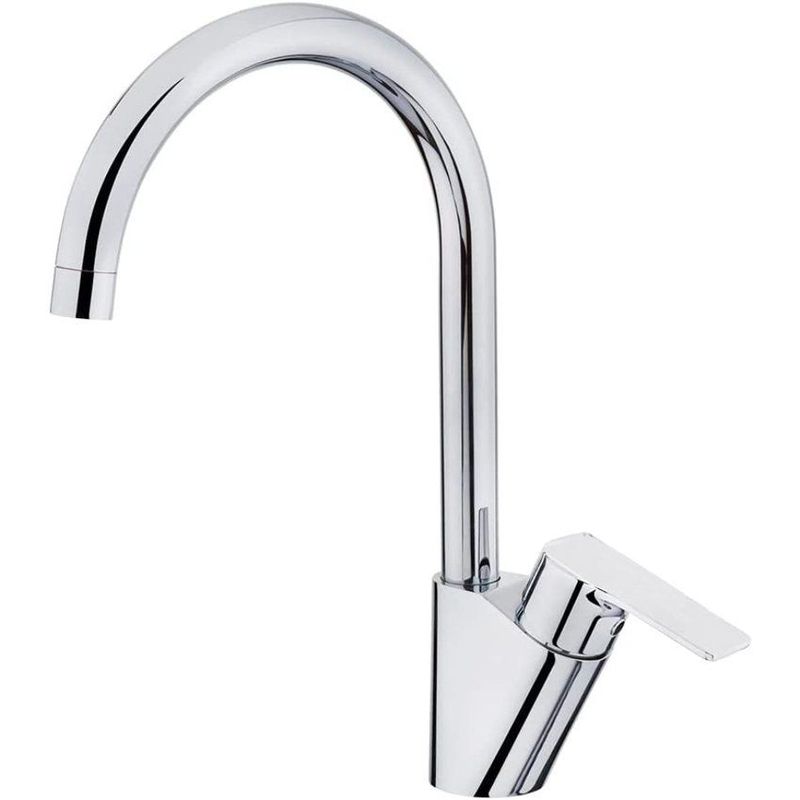 GENERICO - Griferia para lavaplatos agua fria tames hipérbole metal