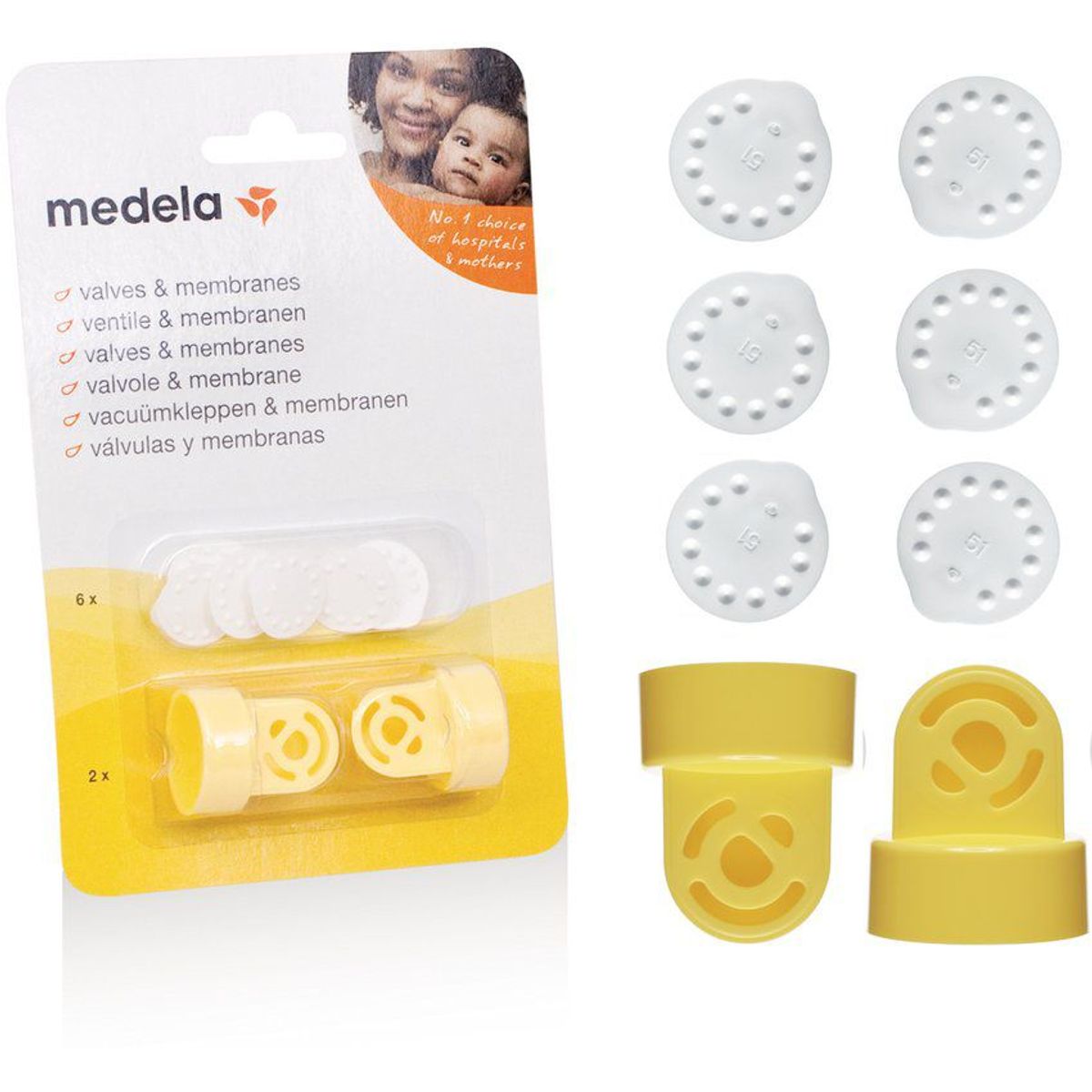 MEDELA - Válvula & membrana para extractores medela