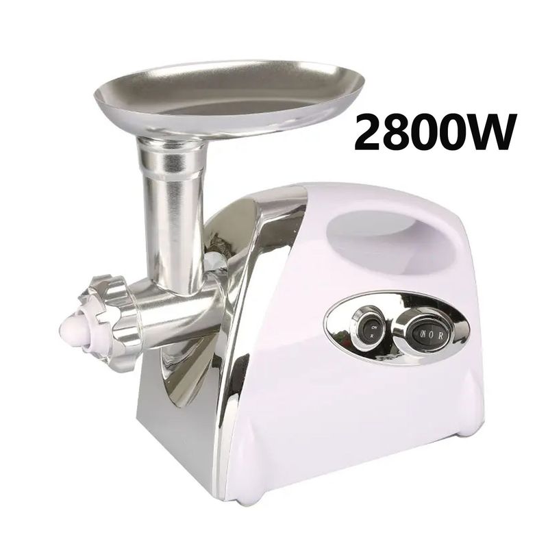 ONE PIXEL - Molino De Carne Electrico 2800w Blanco ONE PIXEL