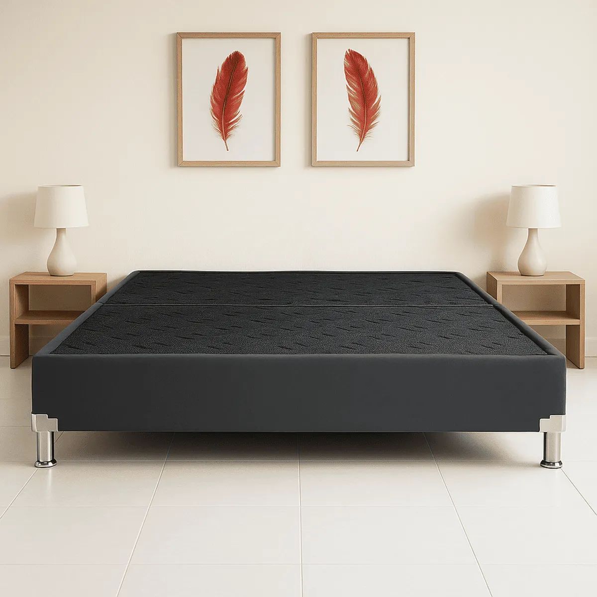 ESTILO Y CONFORT - BASECAMA GRIS 140X190