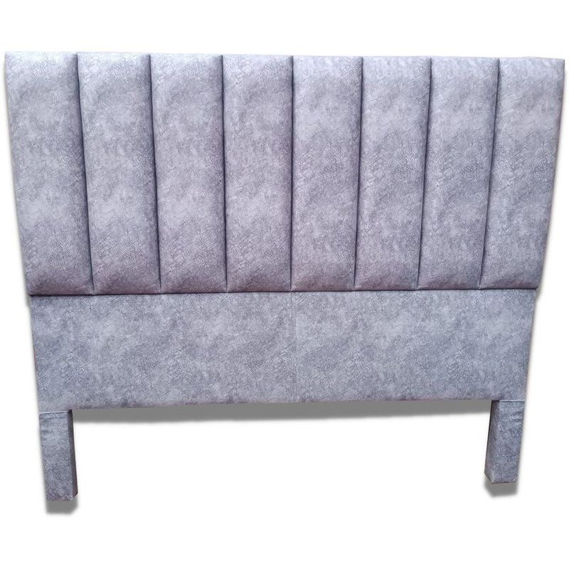 ESTILO Y CONFORT - Cabecero mónaco gris 200x125.