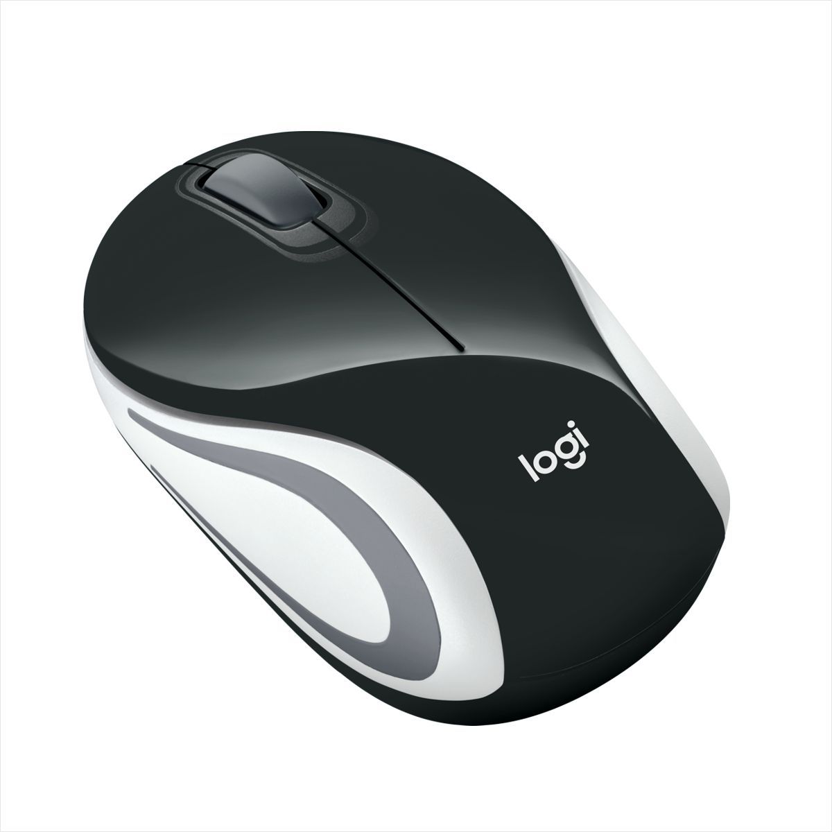 LOGITECH - Mini Mouse Inalámbrico Portátil de Bolsillo Logitech M187 - Negro