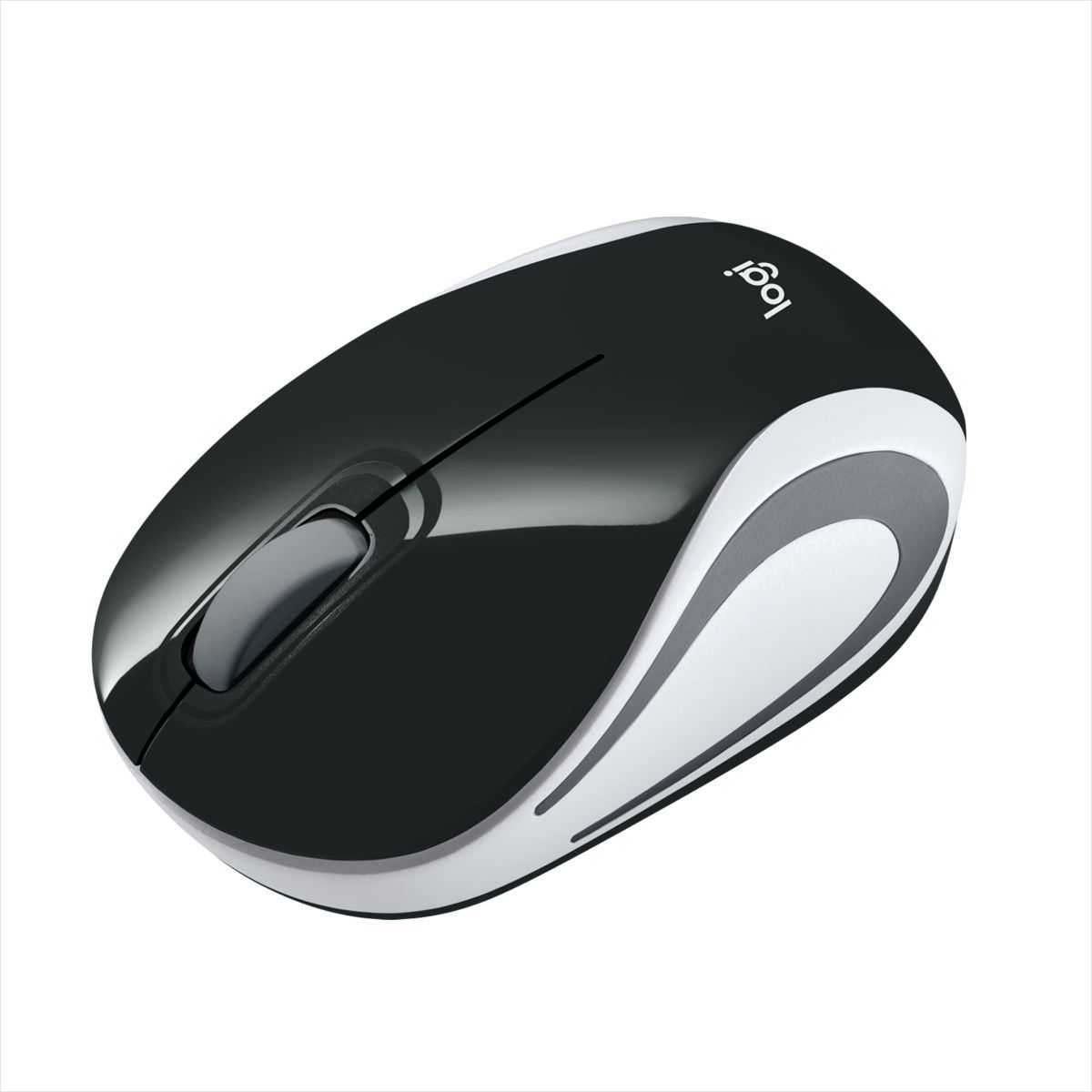 LOGITECH - Mini Mouse Inalámbrico Portátil de Bolsillo Logitech M187 - Negro