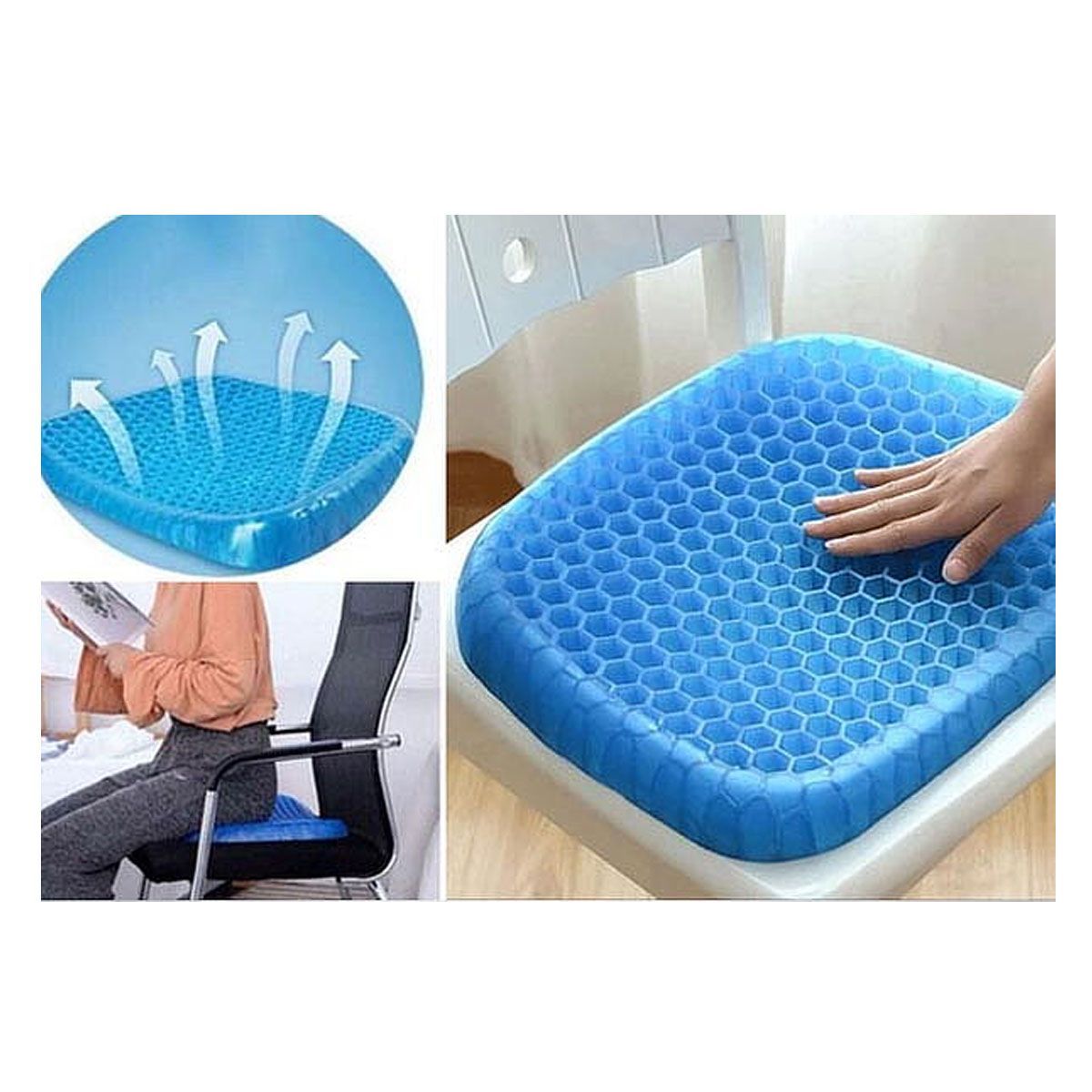 ONE PIXEL - Cojín Silicona Gel Flexible Transpirable Con Funda Protectora