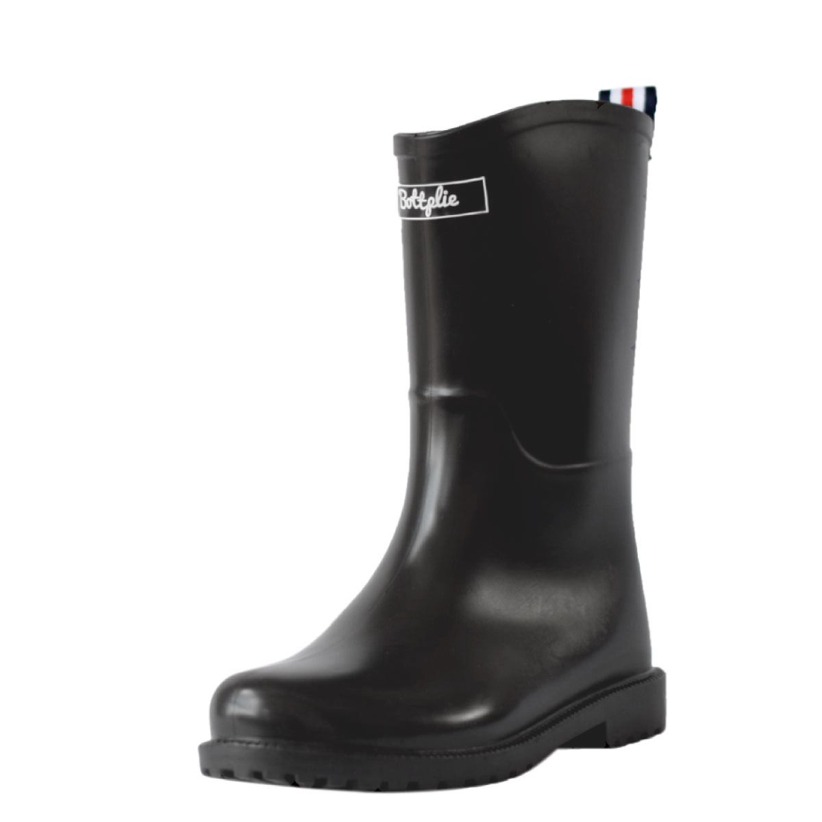 BOTTPLIE - Botas LLuvia Mediana Mujer Yorq - Negro Matte