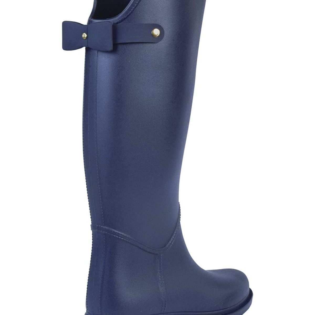 BOTTPLIE - Botas Lluvia Impermeable Golden Bowtie - Azul Navy