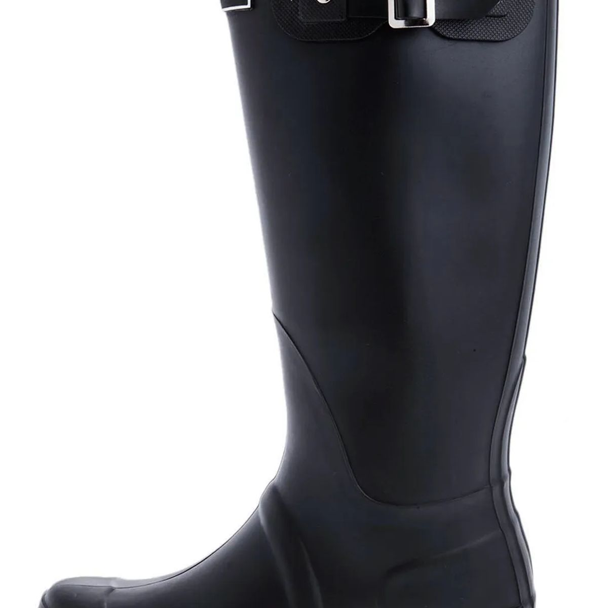 BOTTPLIE - Botas Lluvia Altas Mujer Wellington - Negro Matte