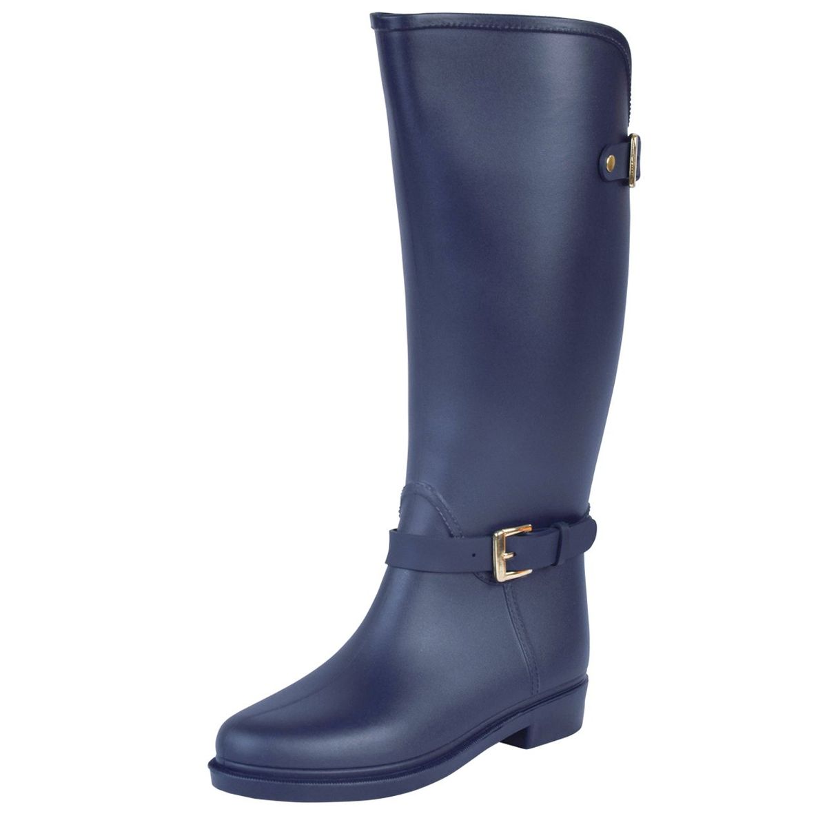 BOTTPLIE - Botas Lluvia Impermeable Mujer Eternity Twin Buckle -  Azul