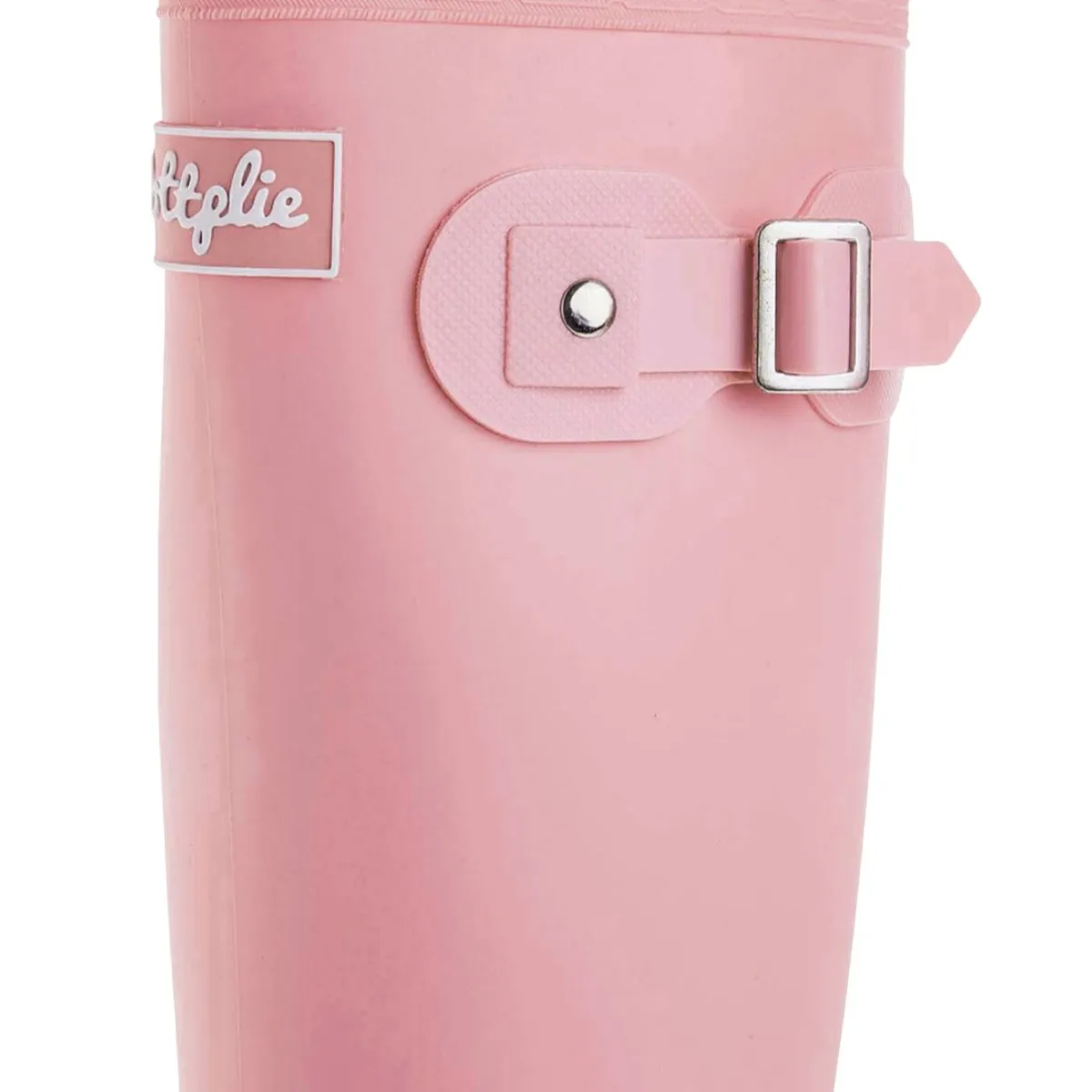BOTTPLIE - Botas Lluvia Impermeable Mujer Wellington - Rosado Matte