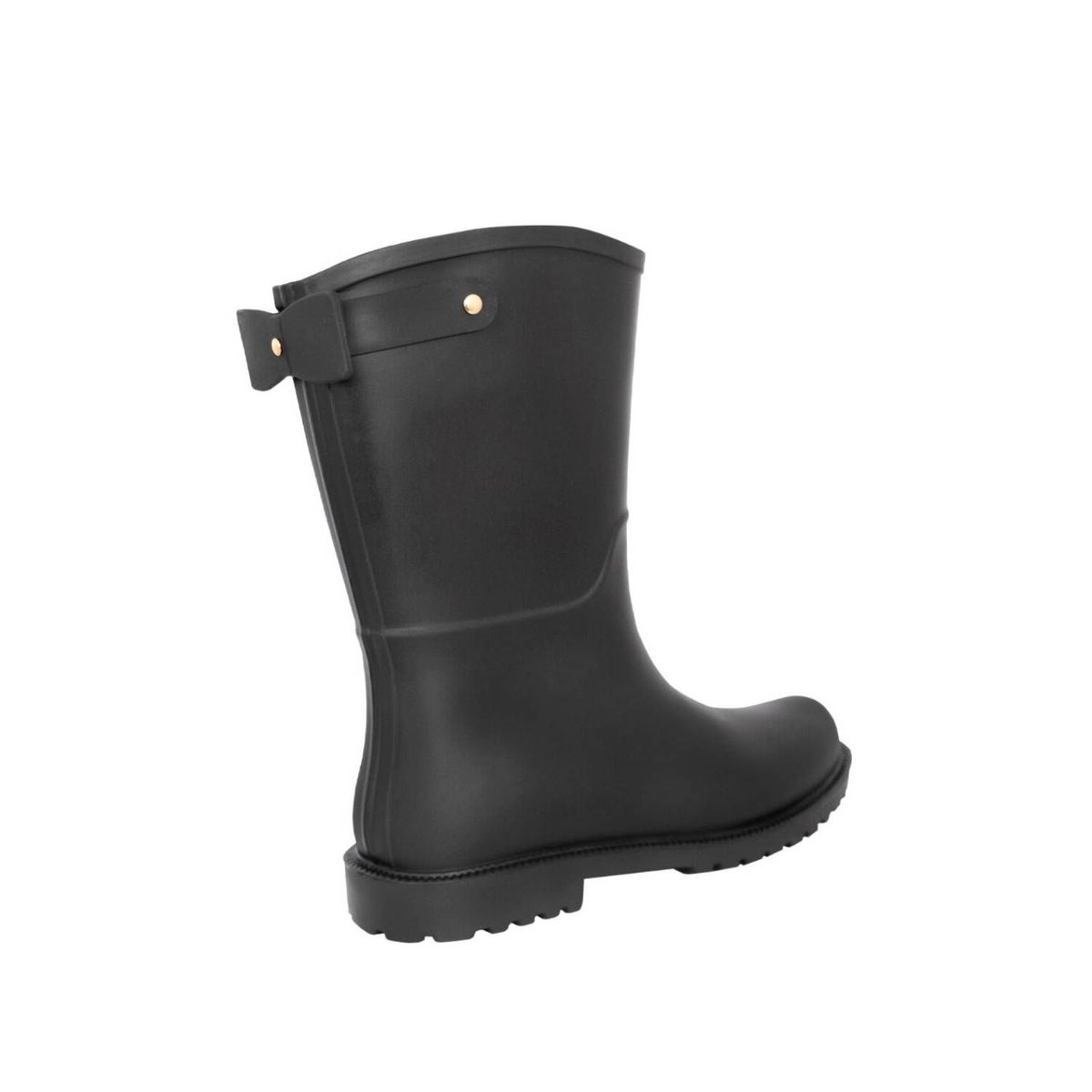 BOTTPLIE - Botas Lluvia Mediana Mujer Mini Bowtie - Negro