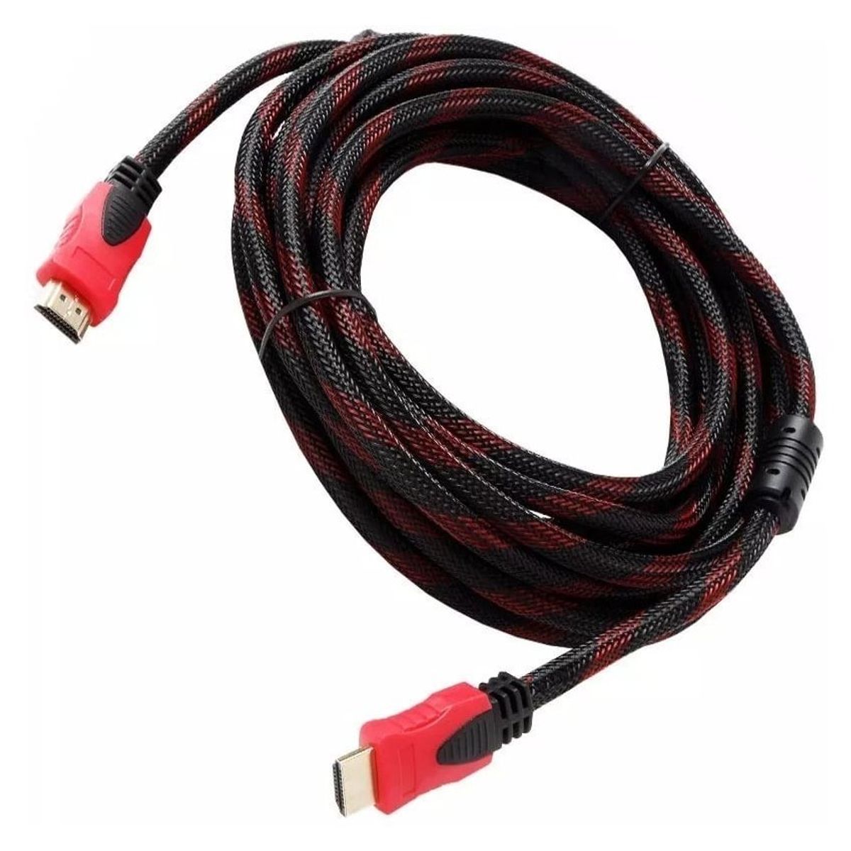 INDEPENDIENTE - Cable hdmi de 3 metros enmallado rojo 1080p