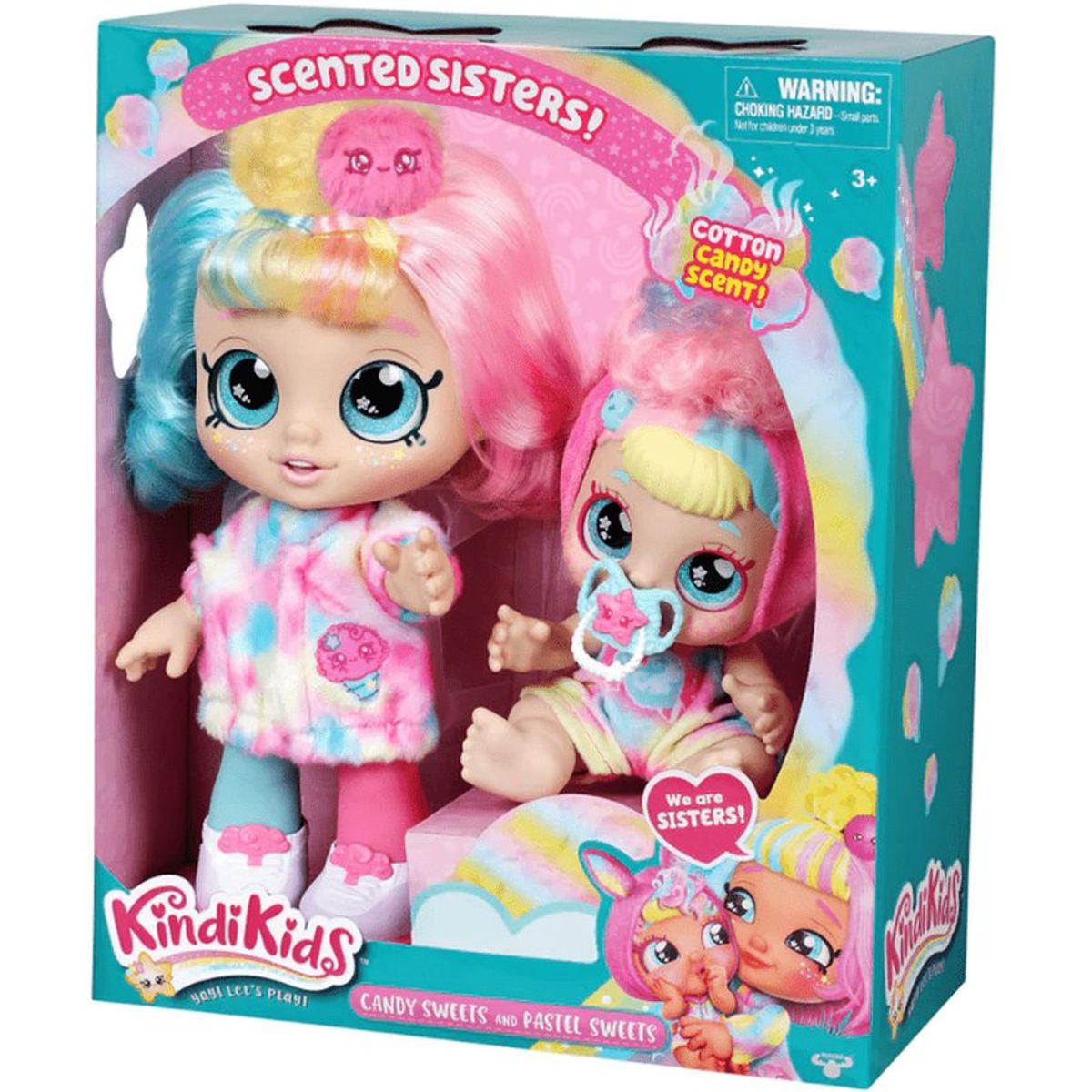 GENERICO - Kindi kids set hermanas perfumadas cotton candy