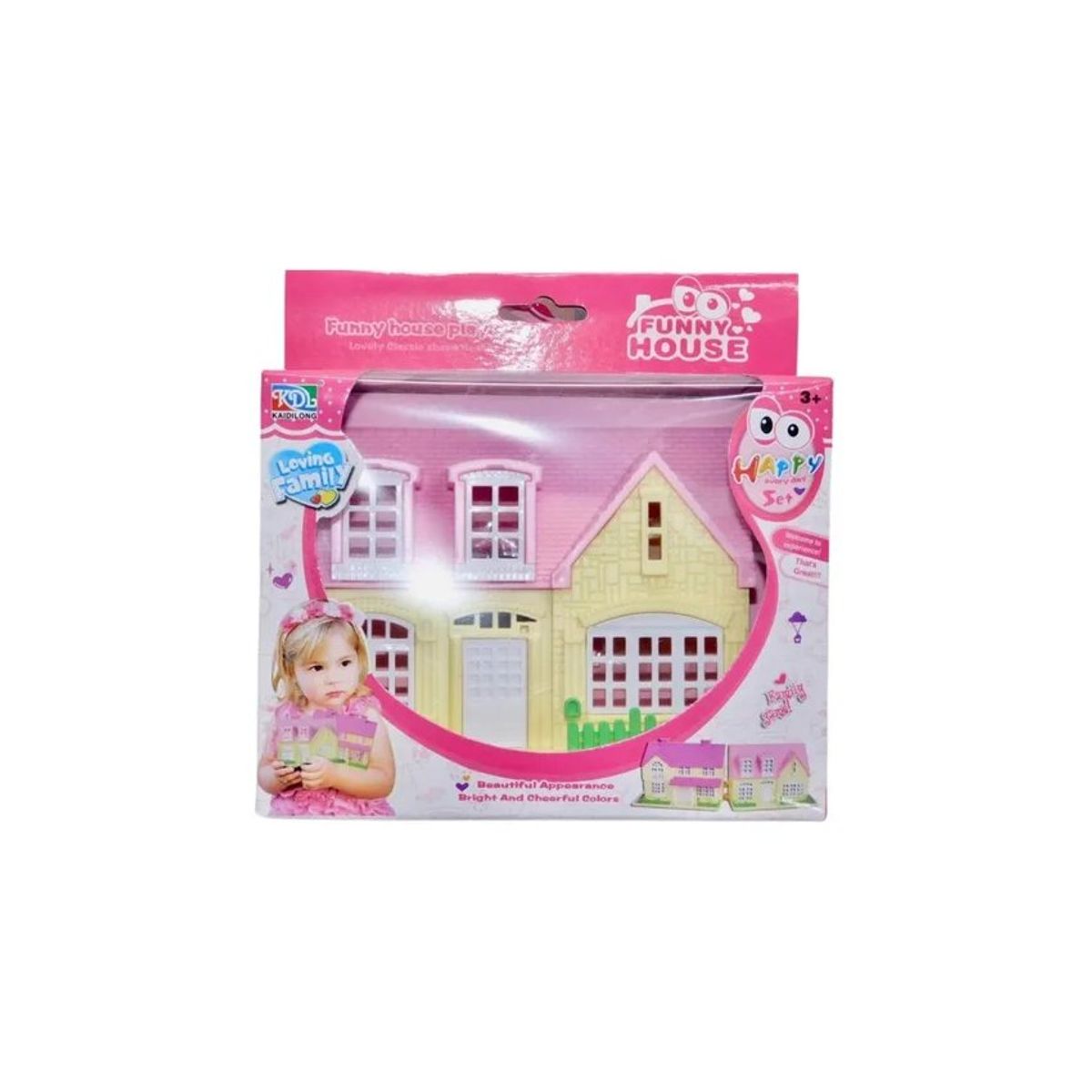 GENERICO - Casa de muñecas con accesorios regalo niñas