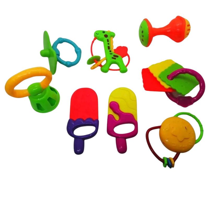GENERICO - Bebes entretendores set sonajeros x8und juguete 8353a-11