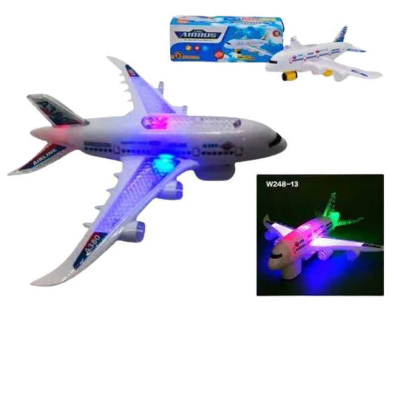 GENERICO - Avión con luces y sonido juguete niños w248-13 regalo