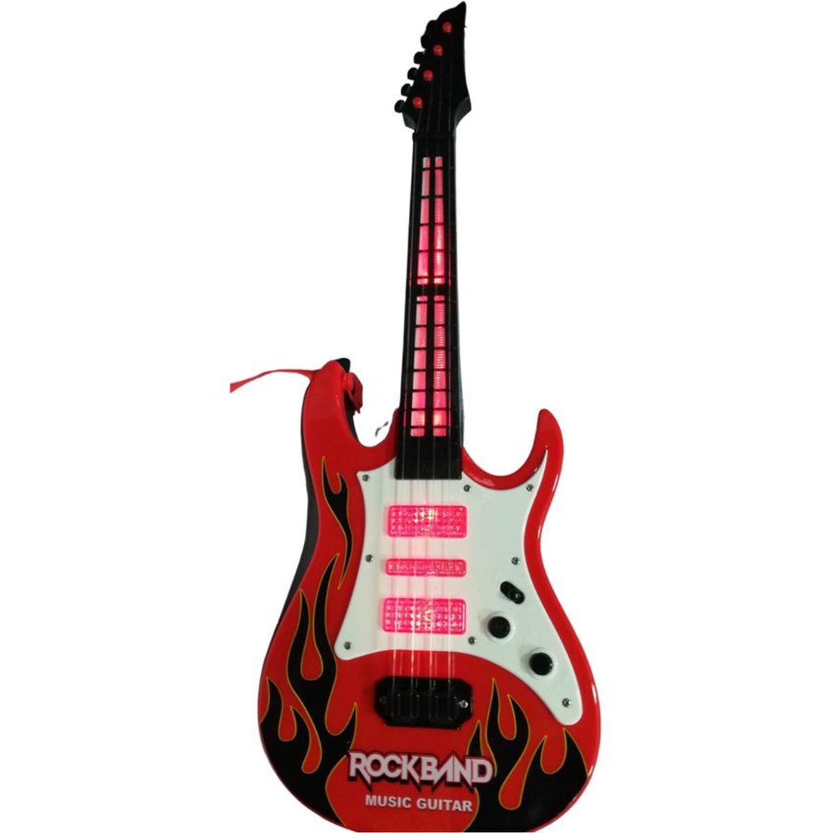 MAZUGI - Guitarra juguete luces sonido niños regalo instrumento