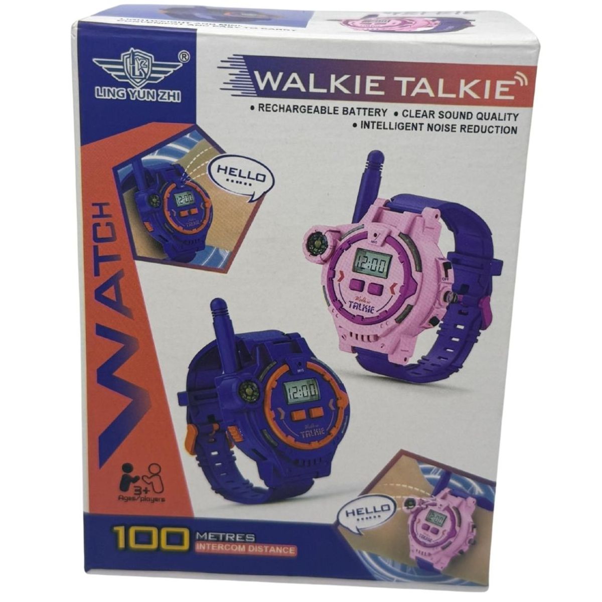 GENERICO - Walkie Talkie X2 Niñas Radio Juguete Comunicación Rosado