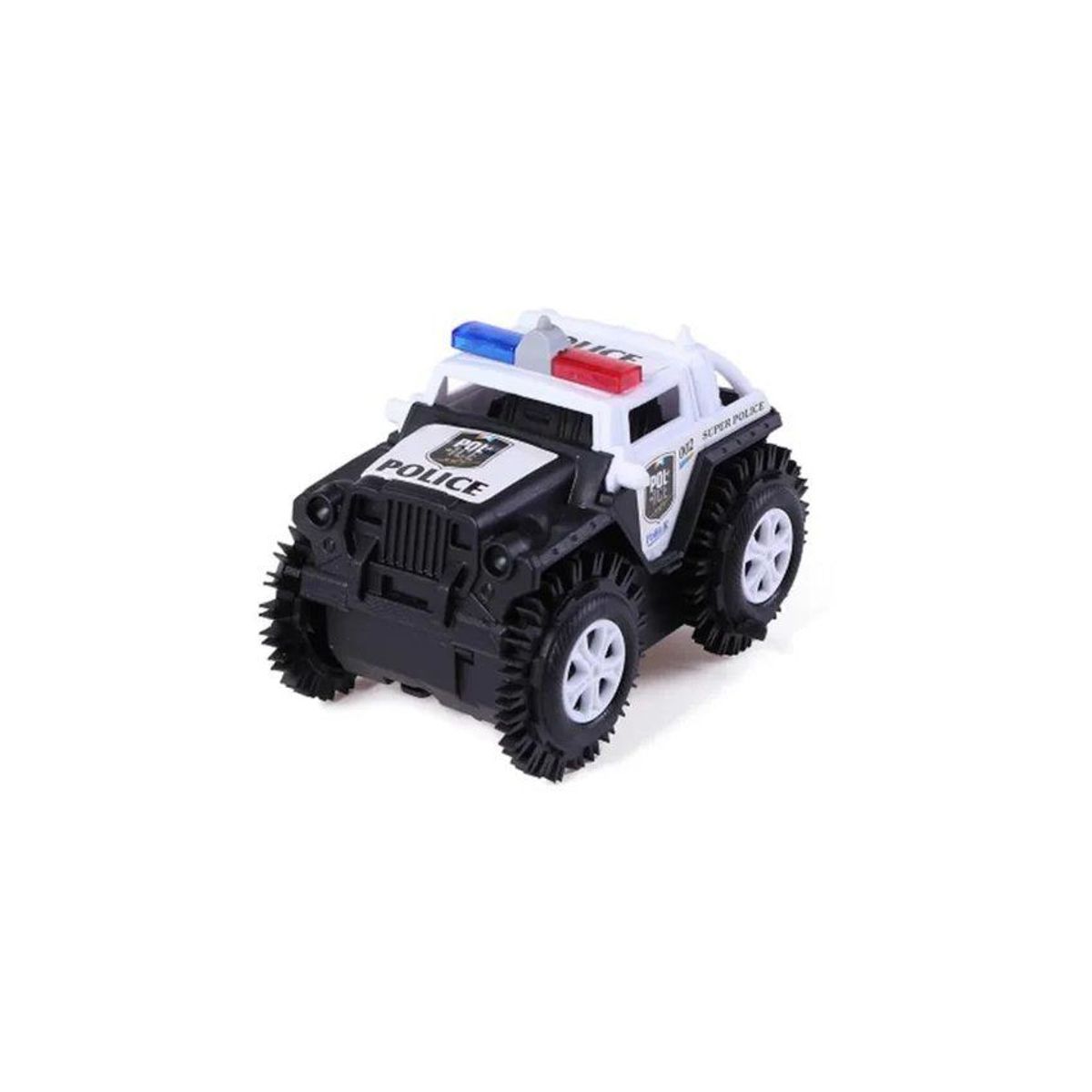GENERICO - Carro buggi police loco jeep camioneta 4x4 regalo juguete