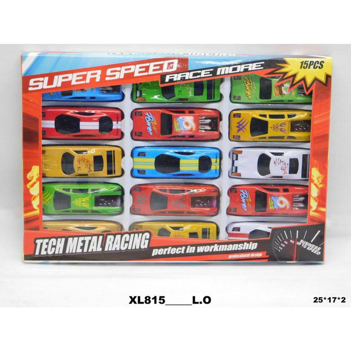 GENERAL - Carros colección carreras x 15  autos juguetes niños