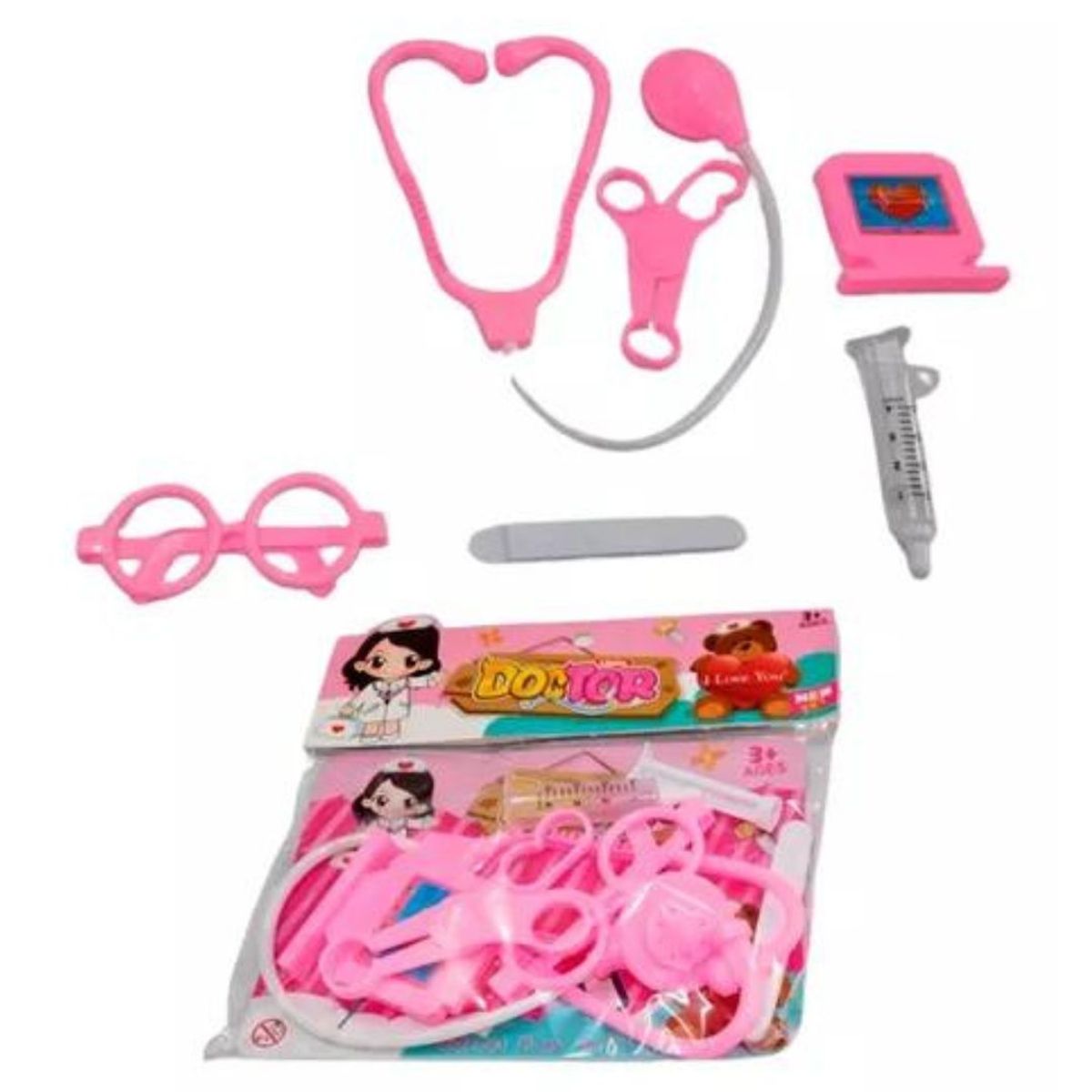 GENERICO - kit doctor  medico juguetes niños niñas pequeños