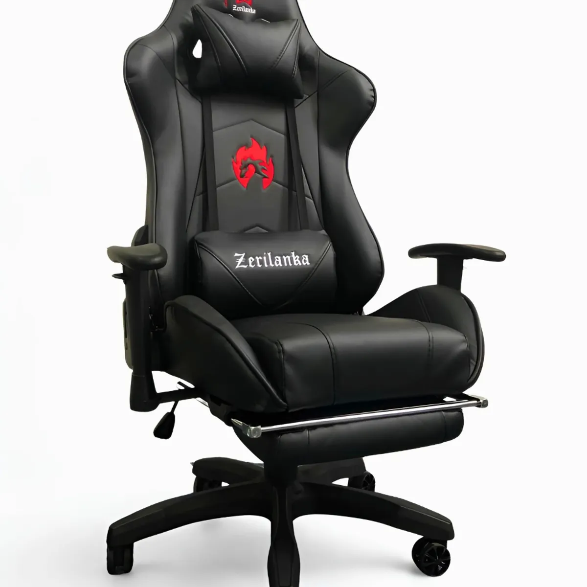 ZER - Silla Gamer Reclinable Ergonomica Profesional Premium Kitsune Negra