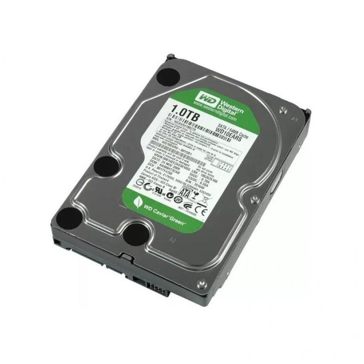 WESTERN DIGITAL - Disco duro sata western digital de 1 tb para pc dvr - verde