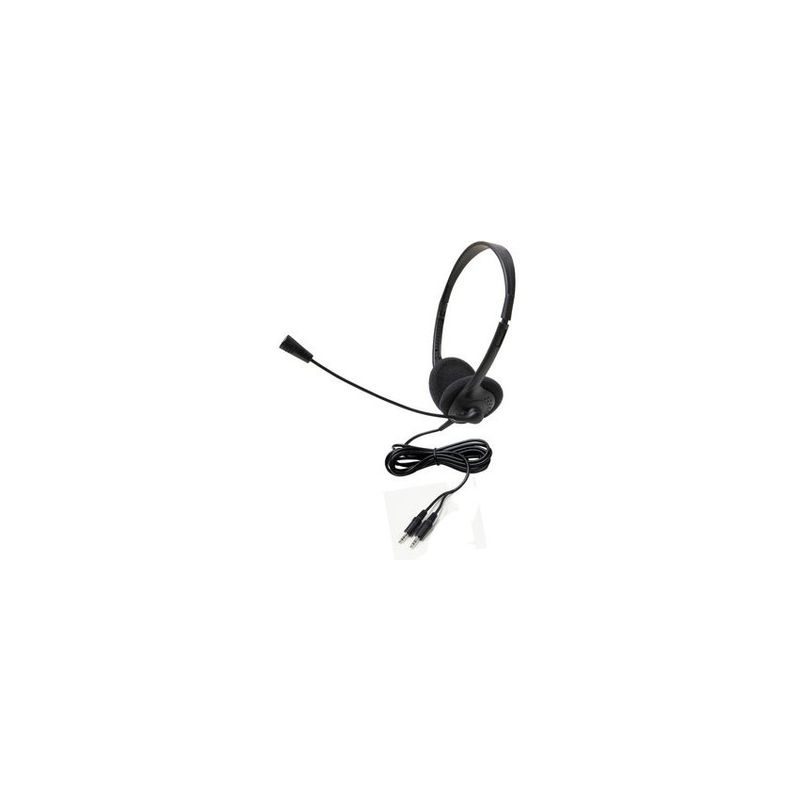 XTECH - DIADEMA XTECH XTS-220 ALAMBRICO MICROFONO NEGRO