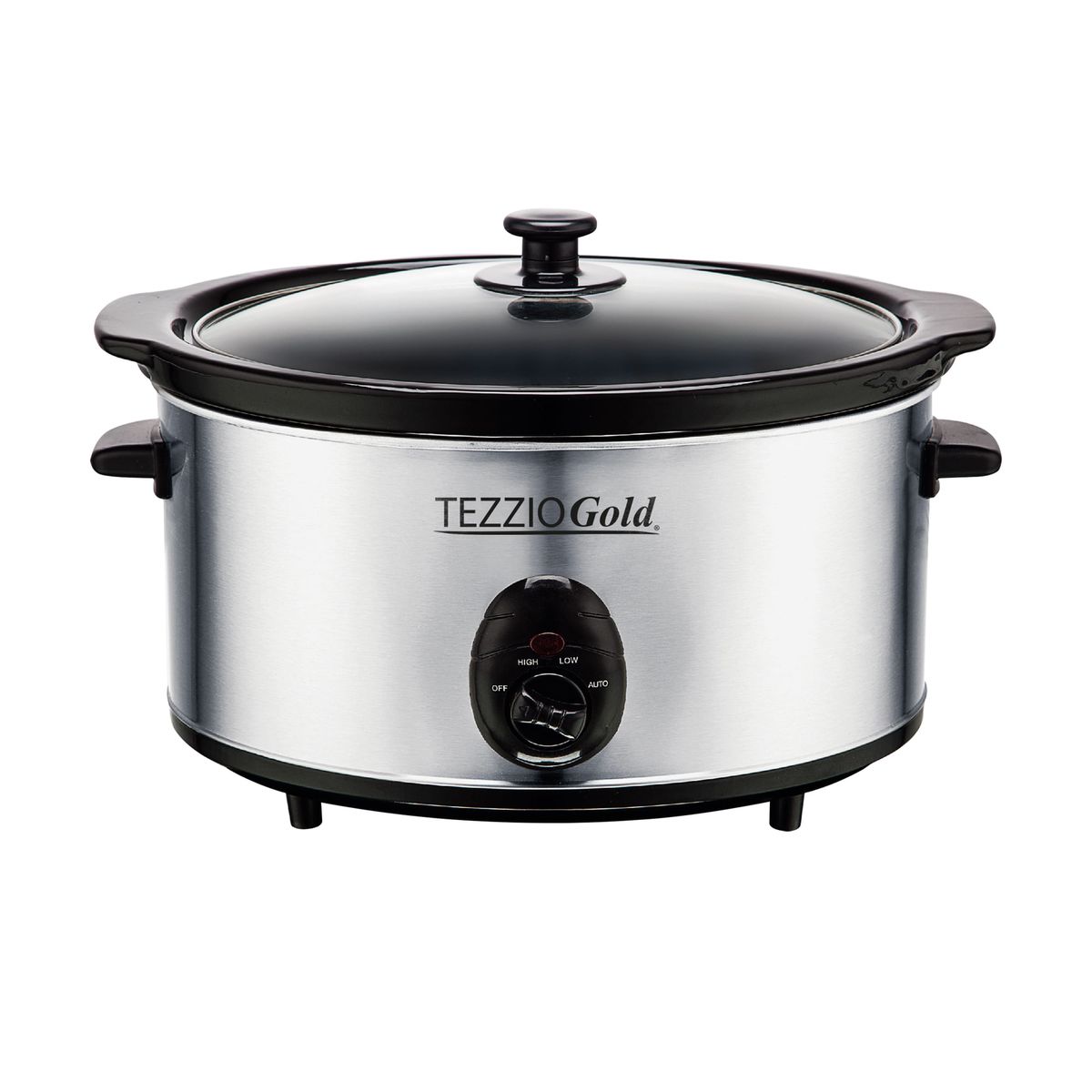 TEZZIO - Olla de coccion lenta slow cooker 3.5 litros