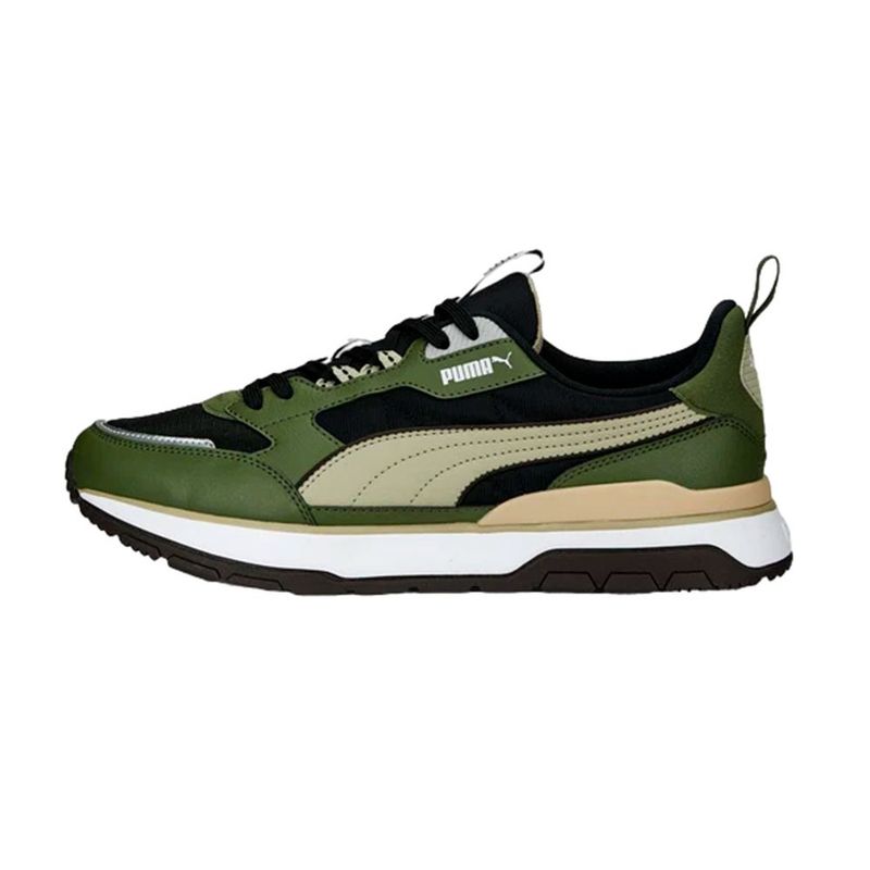 PUMA - Tenis Puma R78 Trek-Verde/Negro