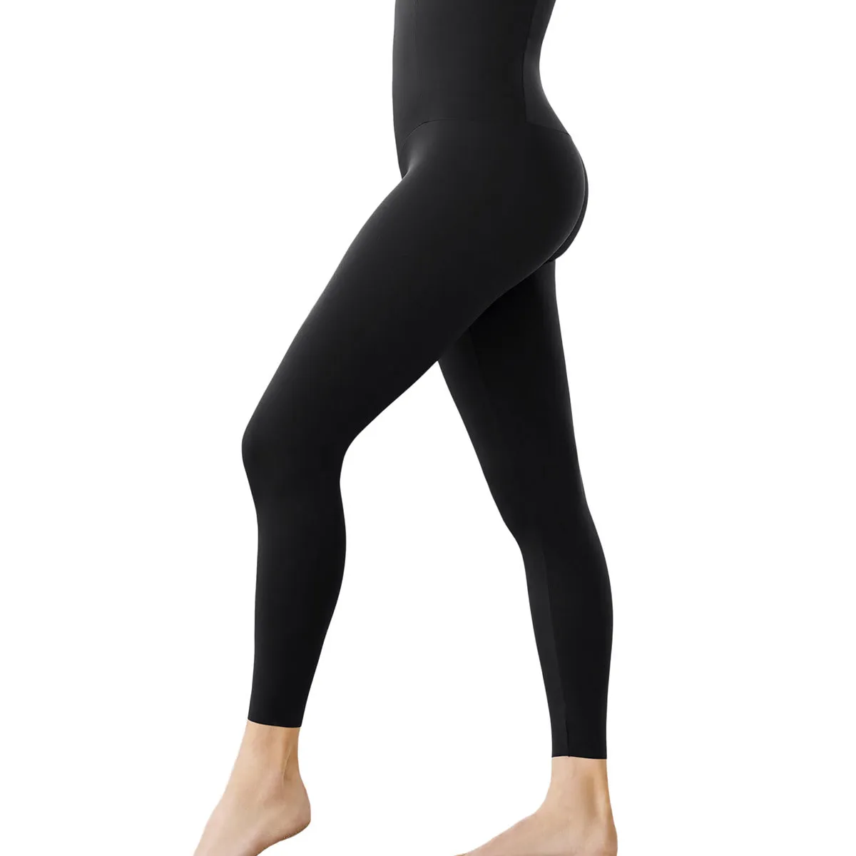 LEONISA - Leonisa Legging de tiro alto de control en abdomen y piernas