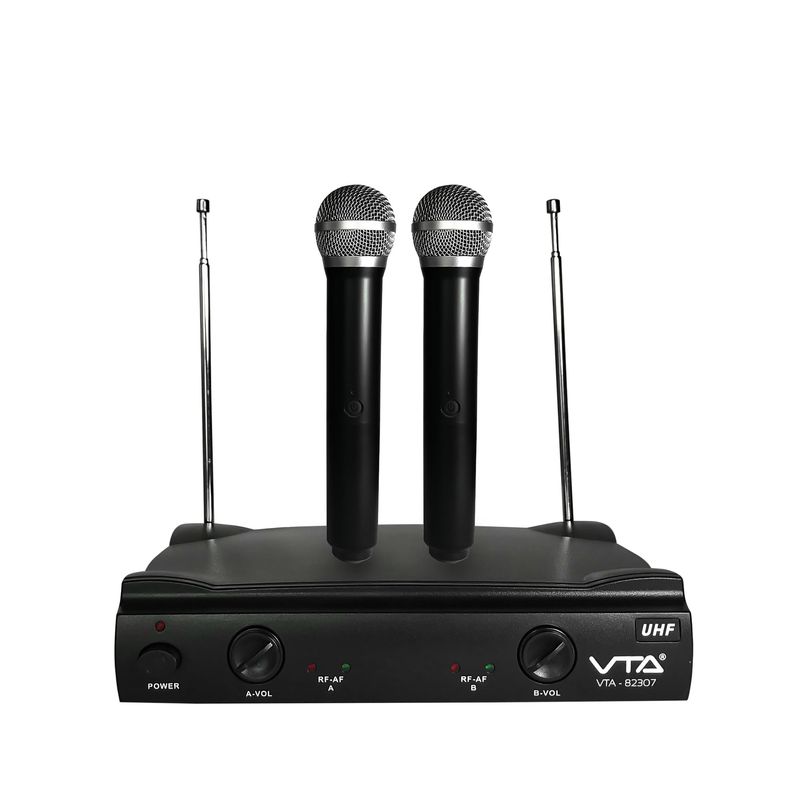 VTA - Set de Micrófonos inalámbricos VTA con Transmisor