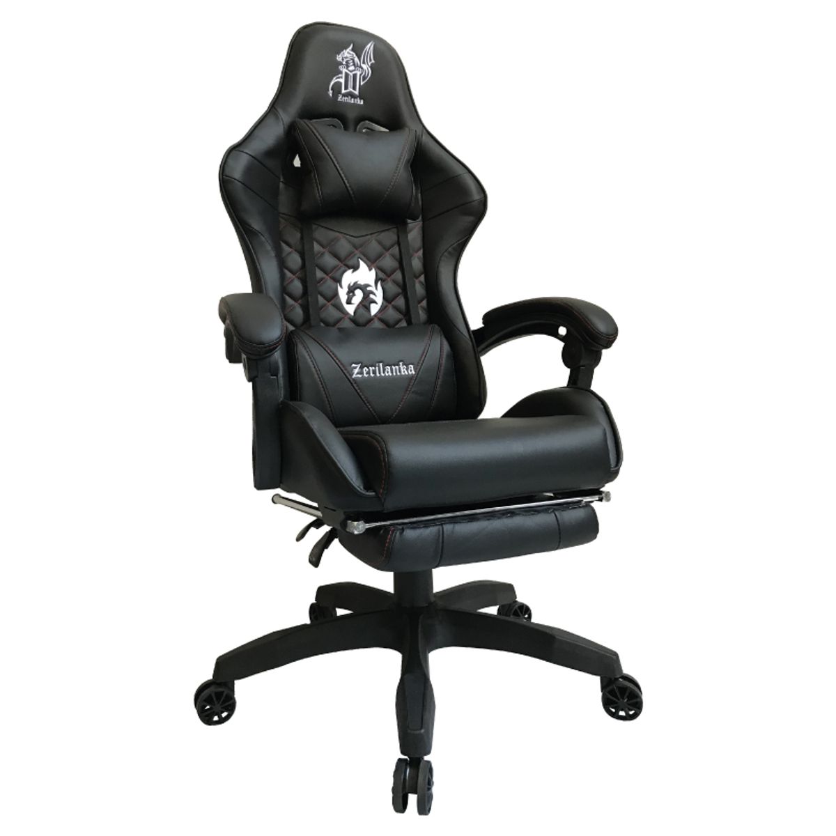 ZER - SILLA GAMER ERGONIMICACON REPOSAPIES 2 COJINES 150° UMEKO NEGRA