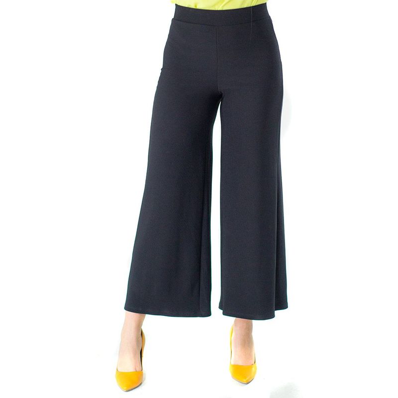 L Y H - Pantalon Para Mujer Negro Marca L&H
