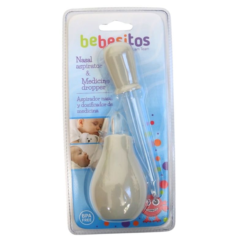 BEBESITOS - Extractor Nasal Manual Dosificador de Medicamentos Bebesitos
