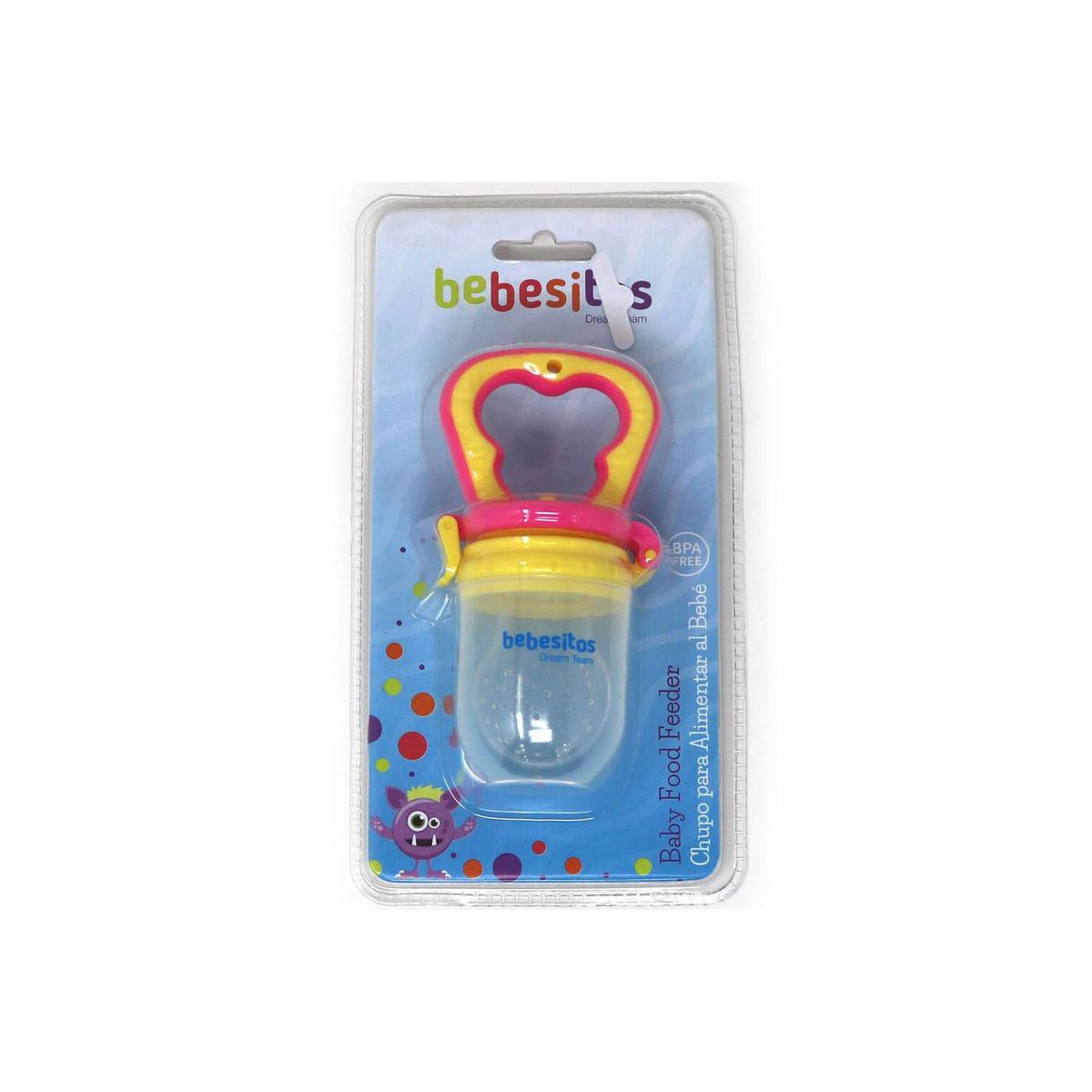 BEBESITOS - Alimentador chupo para frutas bebesitos rosa