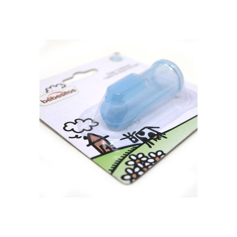 BEBESITOS - Cepillo de dedo en silicona para encías y dientes
