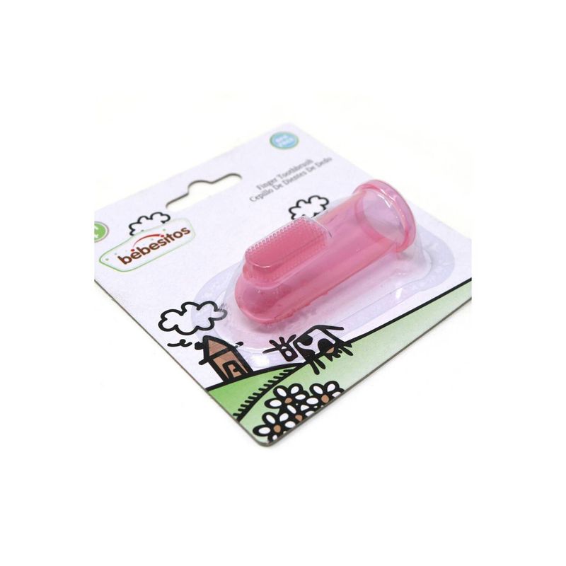 BEBESITOS - Cepillo de dedo en silicona para encías y dientes