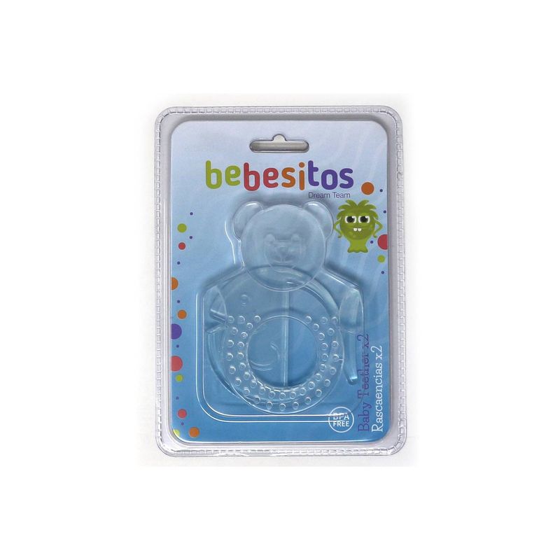BEBESITOS - Rasca encías mordedor para bebé x 2 bebesitos oso