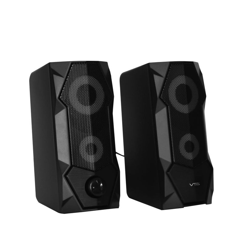 VTA - Set Parlantes Gamer VTA Luces Multicolor 8W