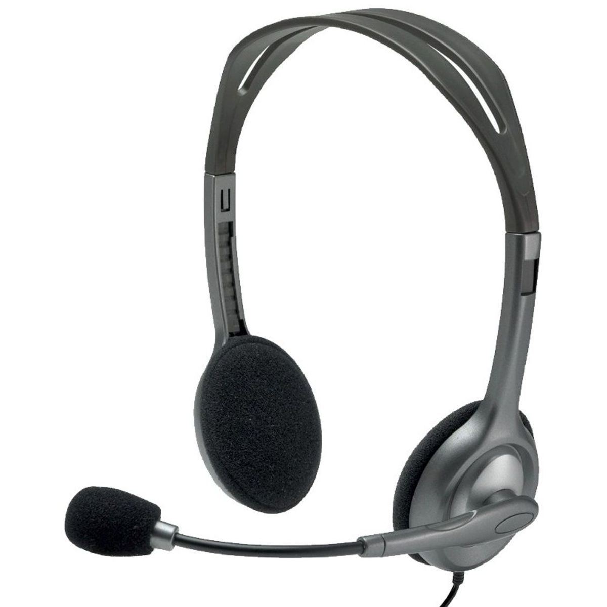 LOGITECH - Diadema Estéreo Logitech H111 Micrófono Supresión De Ruidos - Gris-