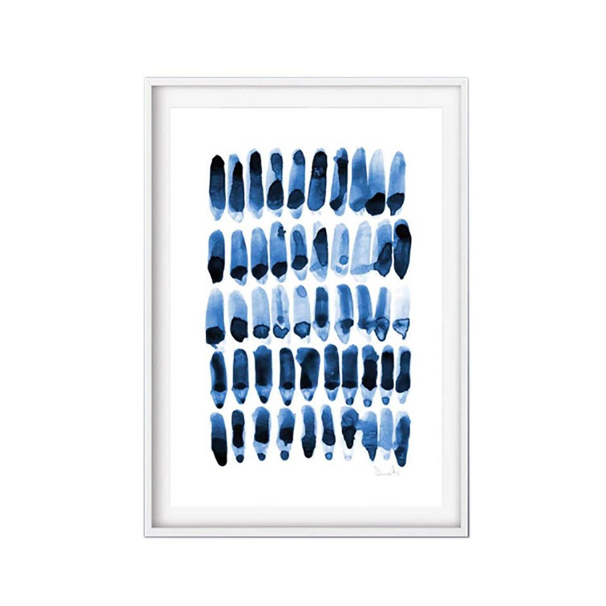 DE CASA - Cuadro manchas azules