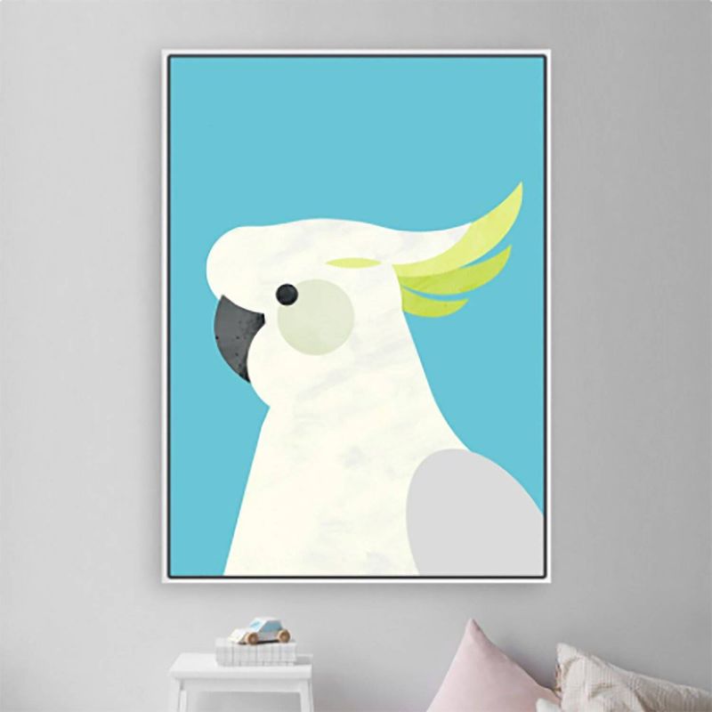 DE CASA - Cuadro cacatua blanca