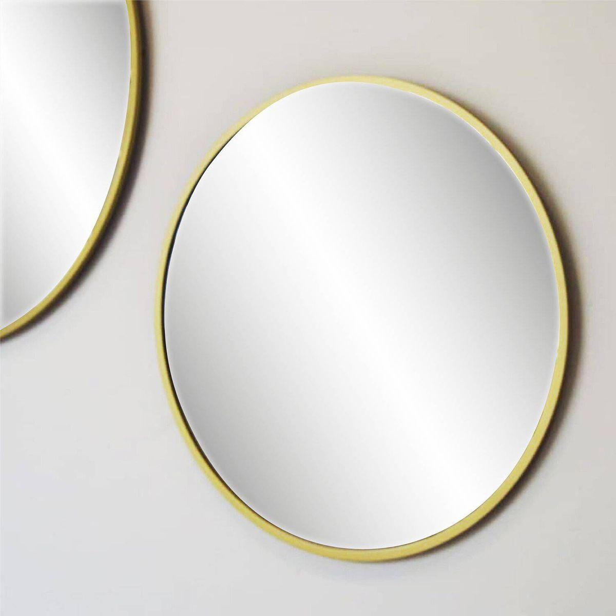 DE CASA - Espejos de pared set x 3 - mdf - planet dorado